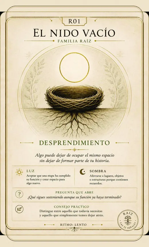 Carta R01 de Las 52 Señales